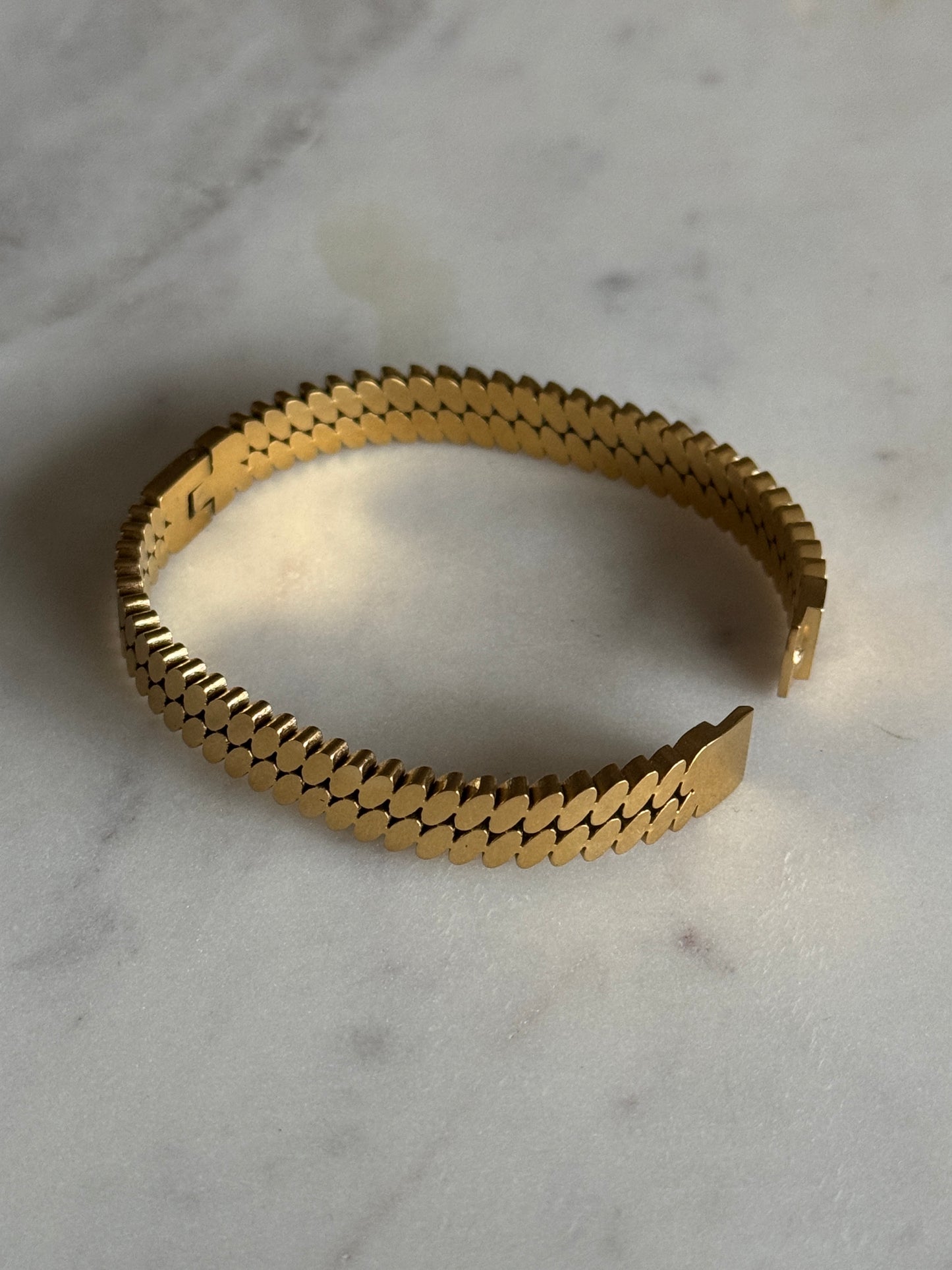 Golden Mosaic Armreif