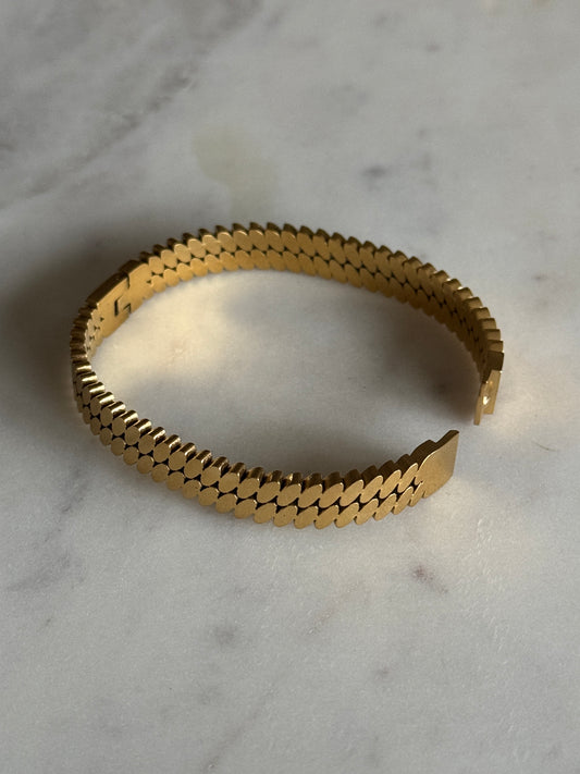 Golden Mosaic Armreif