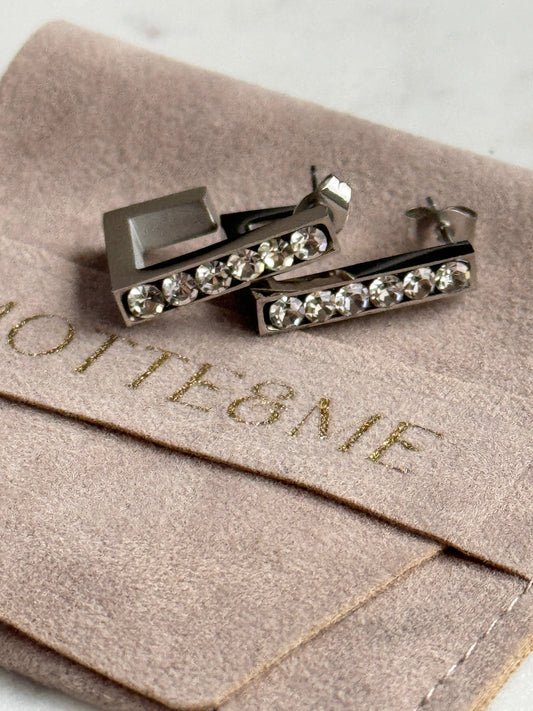 Silver Radiant Edge Ohrringe