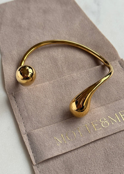 Golden Drop Arm Cuff