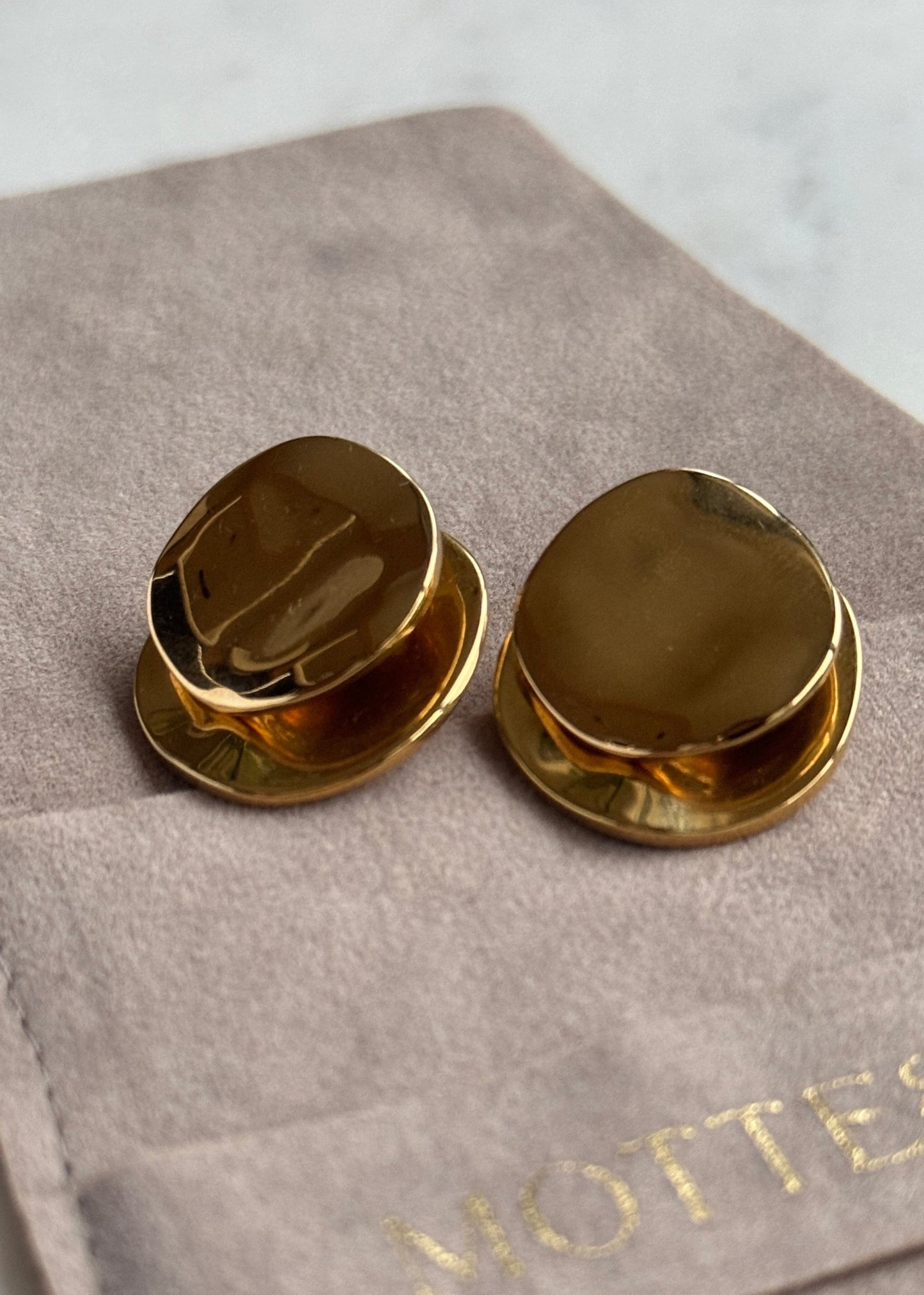 Golden Plate Ohrringe