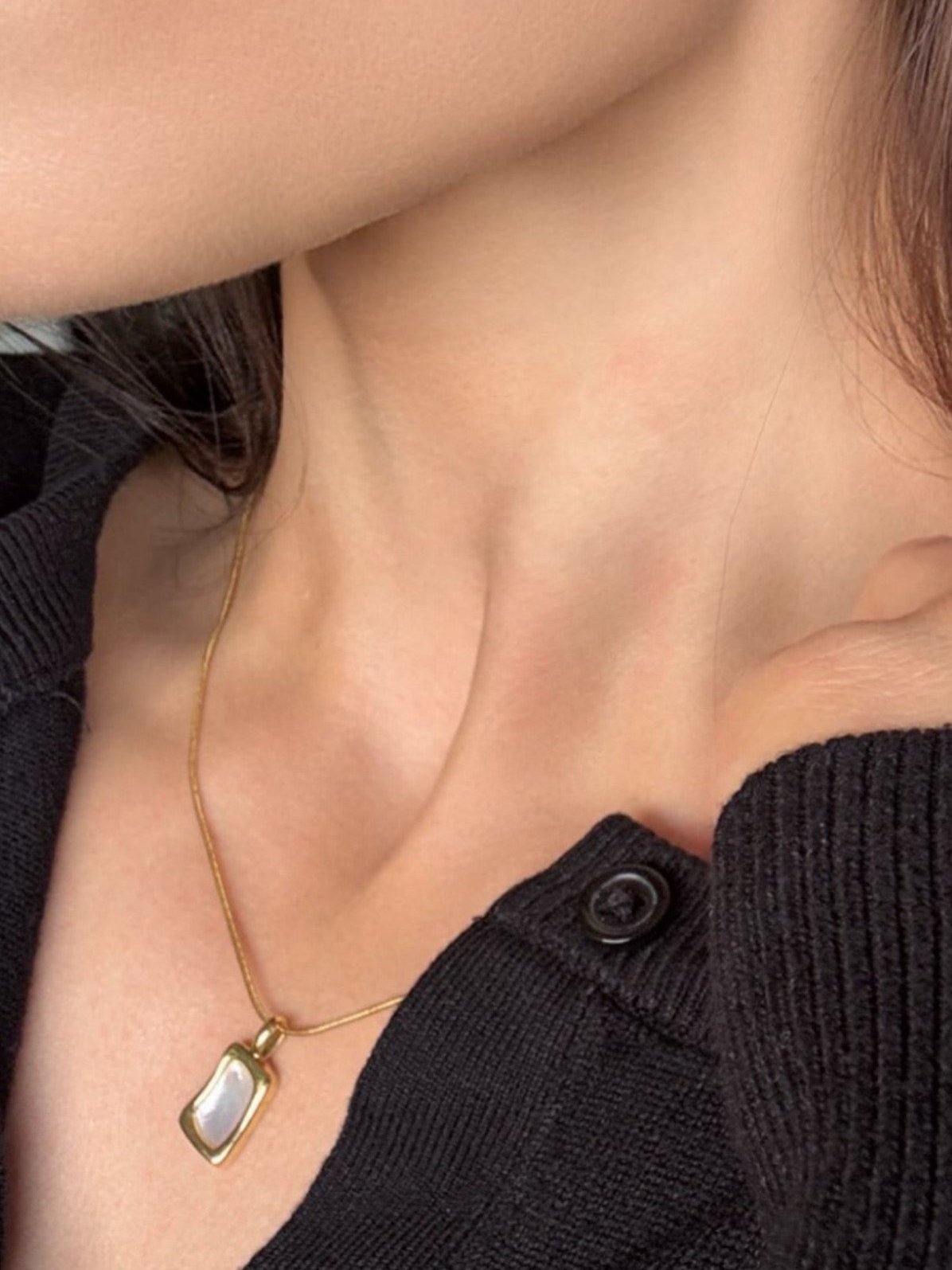 Golden Minimal Stud Ohrringe