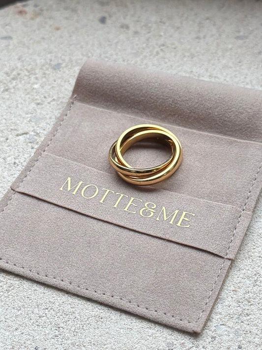 Pur Golden Trias Ring