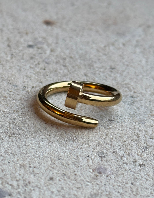 Golden Naild Ring