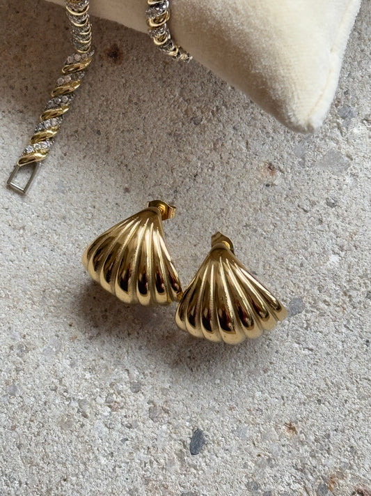 Golden Waves Ohrringe
